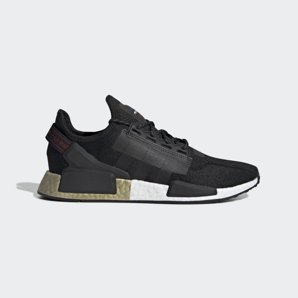 Originals Adidas NMD_R1 V2 Barbati Romania - Negrii/Aurii Metal FW5327